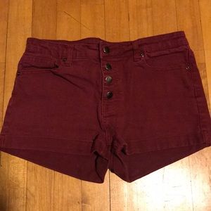 High waisted shorts